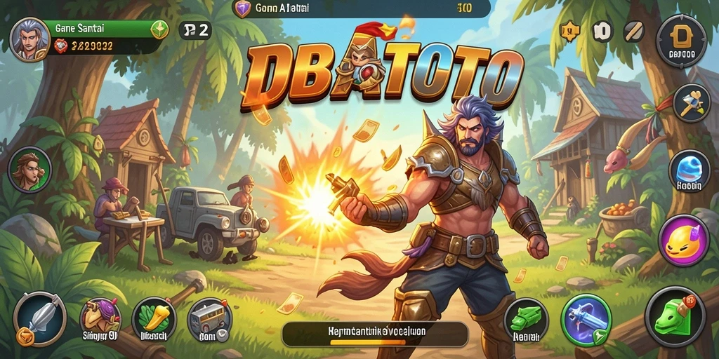 Tampilan gameplay BOBATOTO dengan grafis cerah dan interaksi sosial seru.