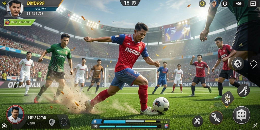 Tampilan gameplay DMD999 yang seru dan mendebarkan.