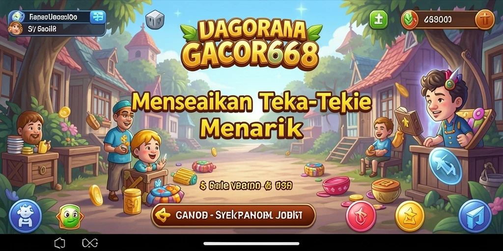 Tampilan gameplay menantang di GACOR668 dengan teka-teki interaktif.