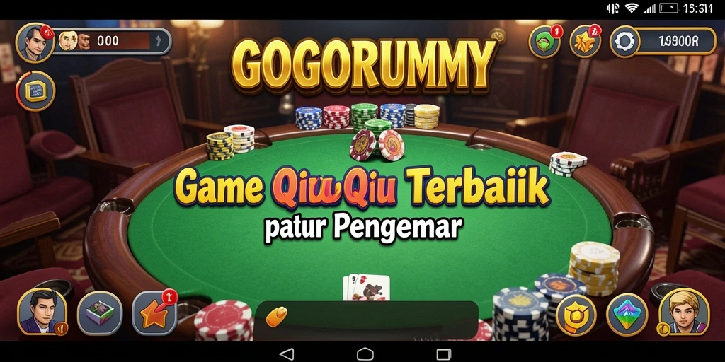 Tampilan gameplay QiuQiu yang seru di GOGORUMMY.