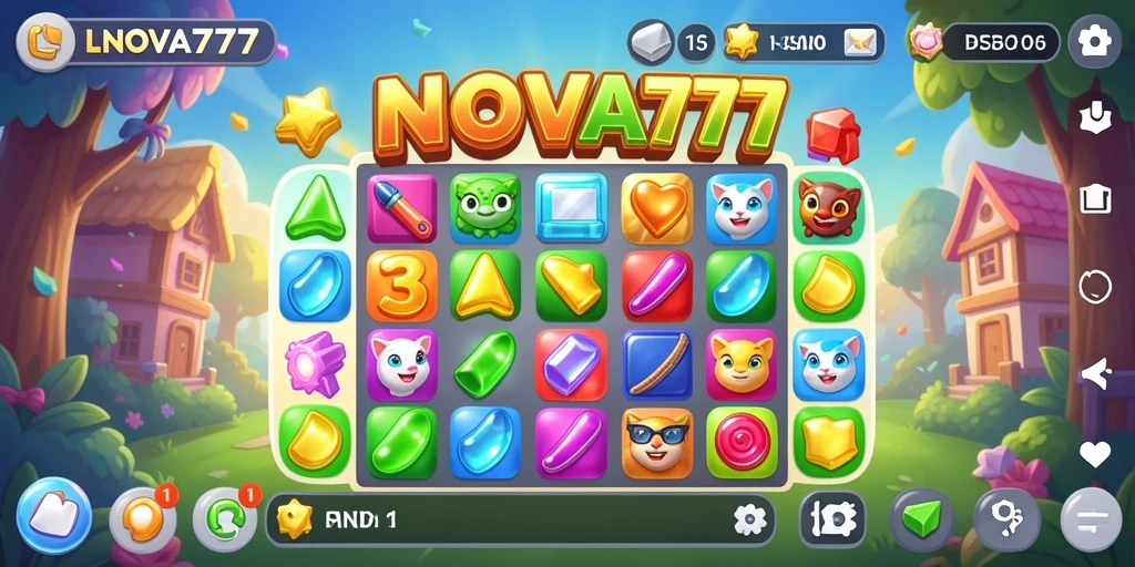 Tampilan gameplay LNOVA777 yang seru dan menantang.