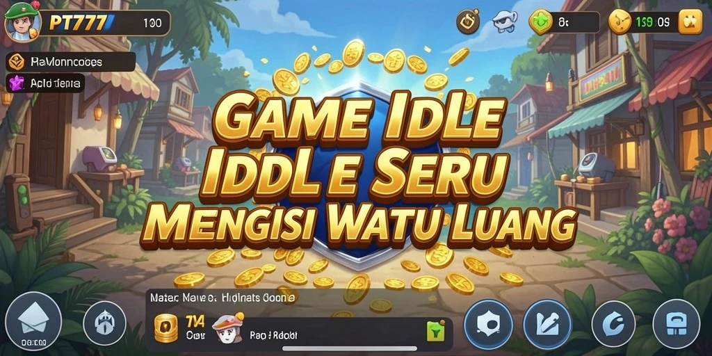 Tampilan gameplay PT777 menunjukkan pengalaman bermain Idle yang menyenangkan.